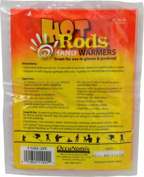 OccuNomix 1100-10R 5 Pairs 8 hr Hand Warmers