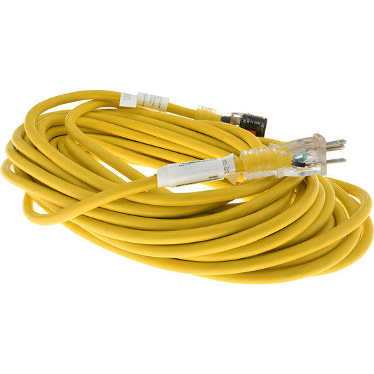 Value Collection ECPL 511730 50', 14/3 Gauge/Conductors, Yellow Outdoor Extension Cord