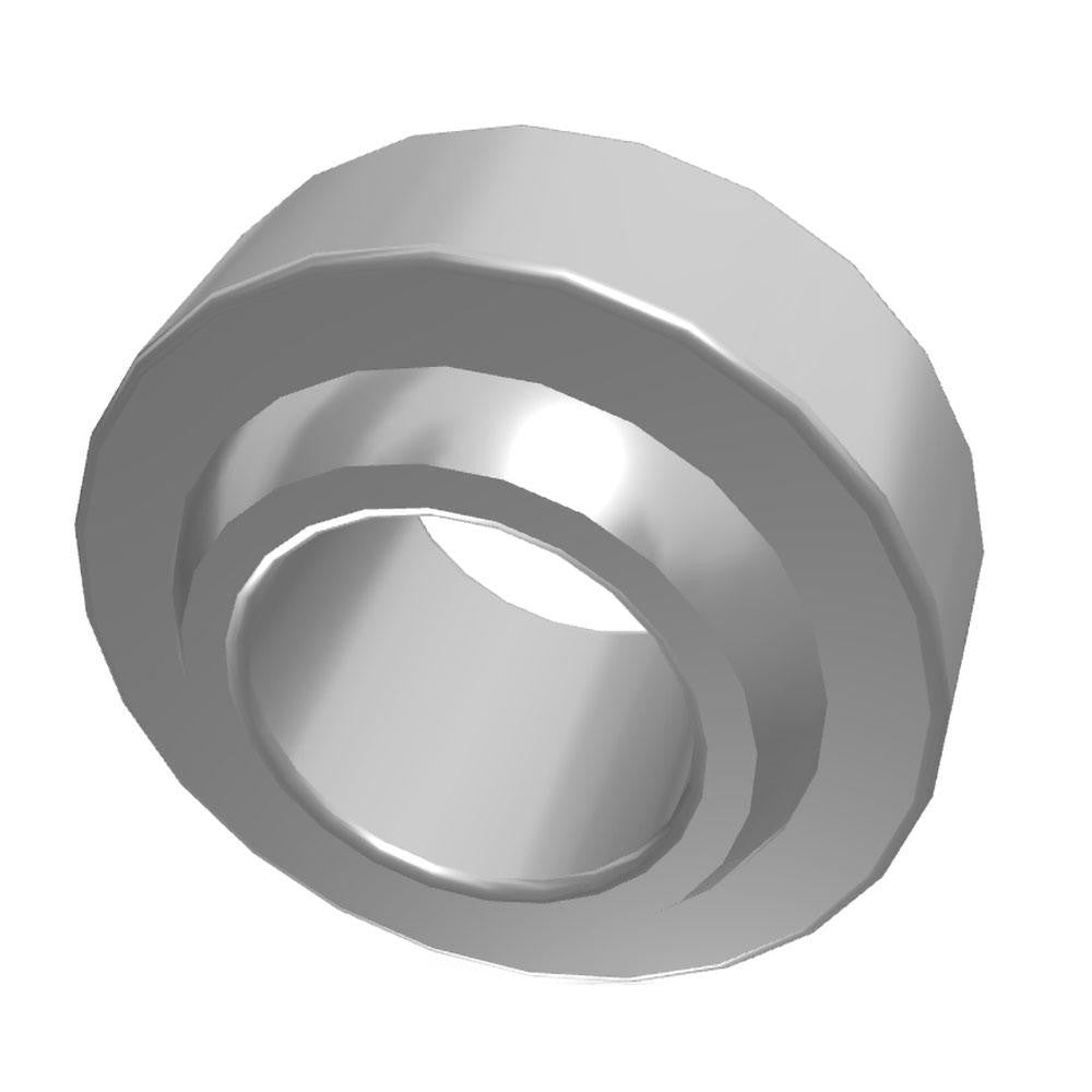 SKF GE 25 ES-2RS 25mm Bore Diam, 10,800 Lb Dynamic Capacity, Spherical Plain Bearing