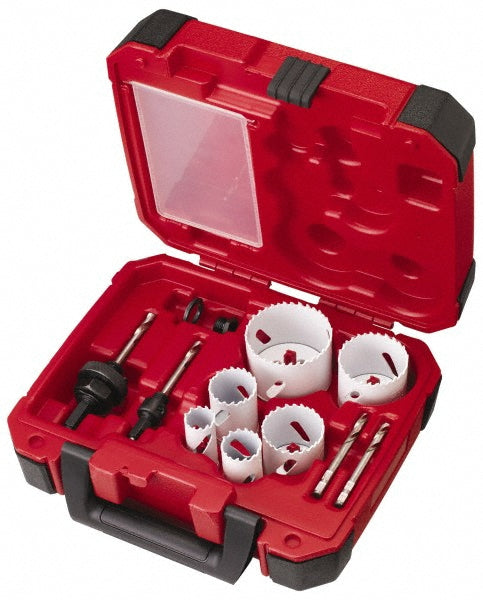 Milwaukee Tool 49-22-4095 Electrician's Hole Saw Kit 12 Pc, 7/8 to 2-1/2" Dia
