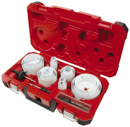 Milwaukee Tool 49-22-4185 General Purpose Hole Saw Kit 28 Pc, 3/4 to 4-3/4" Dia