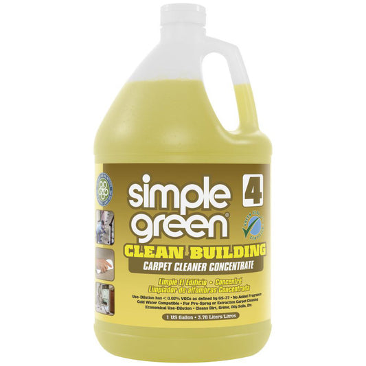 Simple Green 1210000211201 Clean Building Carpet Cleaner Concentrate, 1 gal Bottle