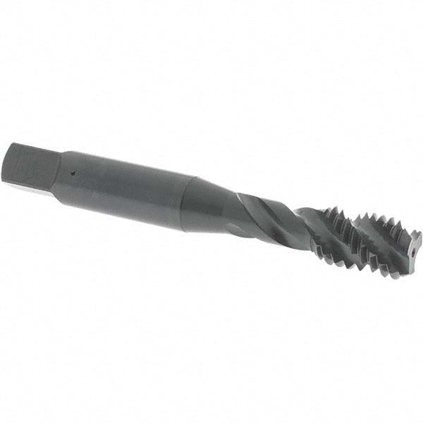 OSG 0138001 Spiral Flute Tap 3/8-16 UNC, 3 Flutes, Bottoming, 2B Class of Fit, Vanadium High Speed Steel, Oxide Coated