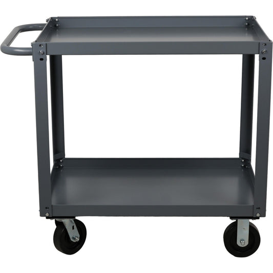 Value Collection WS-MH-SCAR-023 Service Utility Cart 36" Long, 24" Wide, Steel, 4000 lb Capacity, Gray