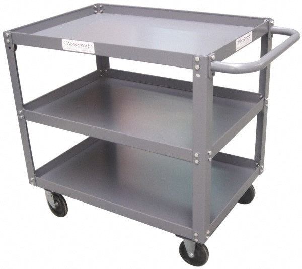 Value Collection WS-MH-SCAR-012 Service Utility Cart Steel, Gray