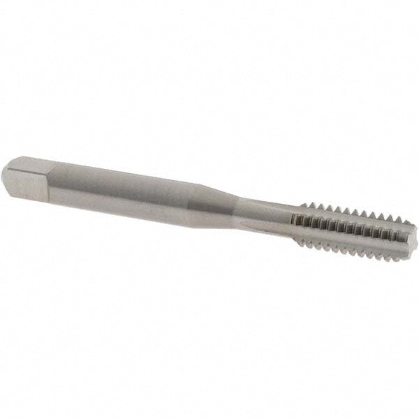 OSG 1005910400 Straight Flute Tap 1/4-20 UNC, 4 Flute, Bottoming Chamfer, 2B Class of Fit, Solid Carbide, Bright/Uncoated Finish
