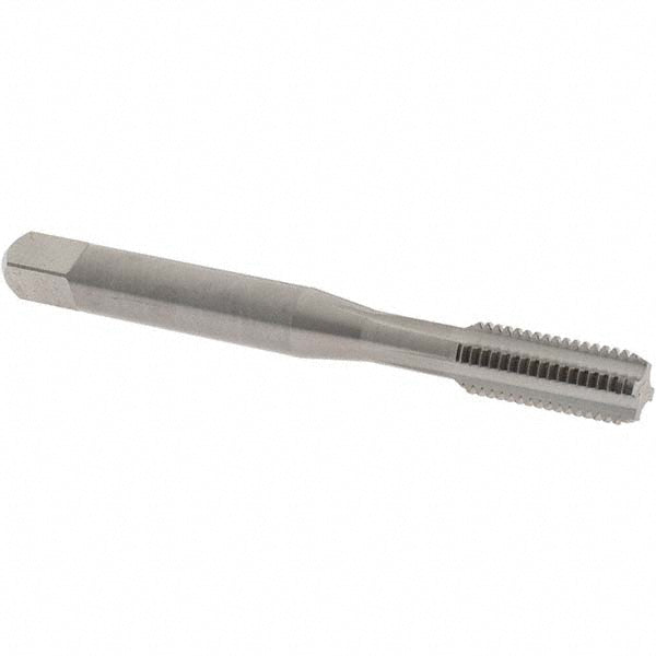 OSG 1005910500 Straight Flute Tap 1/4-28 UNF, 4 Flute, Bottoming Chamfer, 2B Class of Fit, Solid Carbide, Bright/Uncoated Finish