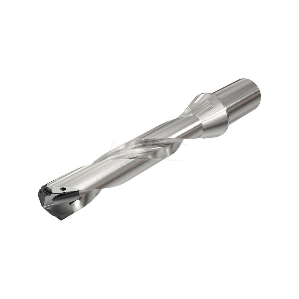 Iscar 3202642 Replaceable-Tip Drill 0.669 to 0.705" Dia, 3.47" Max Depth, 3/4" Flatted Shank
