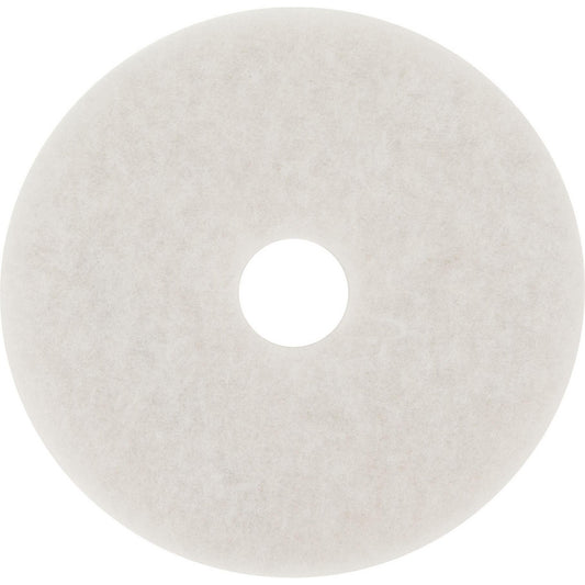 3M 7000000665 White Super Polish Pad 4100, 508 mm x 82 mm, 20 in, 5 ea/Case