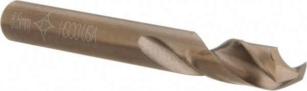 Cleveland C14813 Screw Machine Length Drill Bit 8.50 mm (0.3346) Dia, 135 deg, Cobalt
