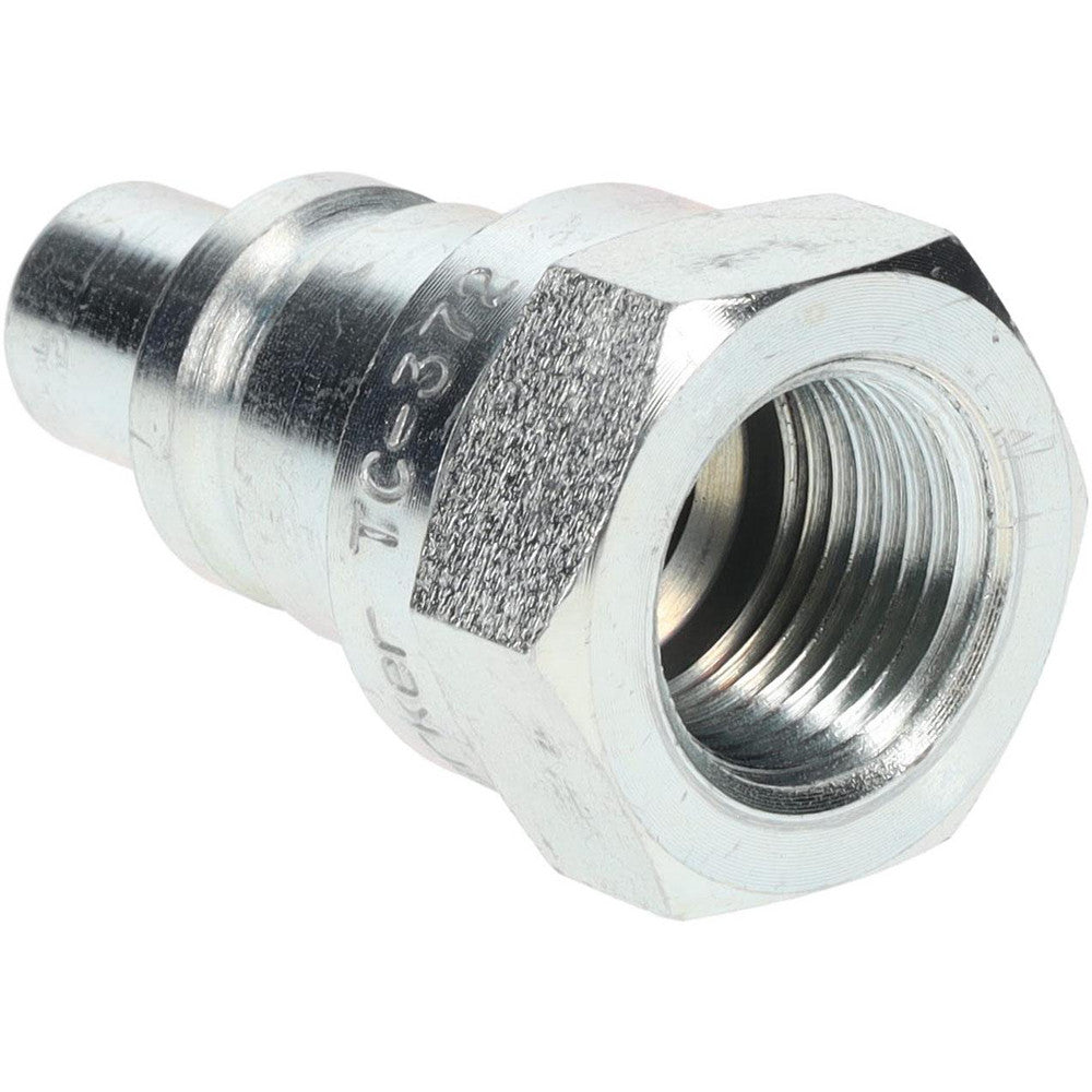 Parker TC-372 Hydraulic Hose Female Pipe Rigid Fitting Hose Size 3/8", 3/8" Thread, 10,000 psi