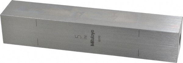 Mitutoyo 614205-531 Square Steel Gage Block 5", Grade 0