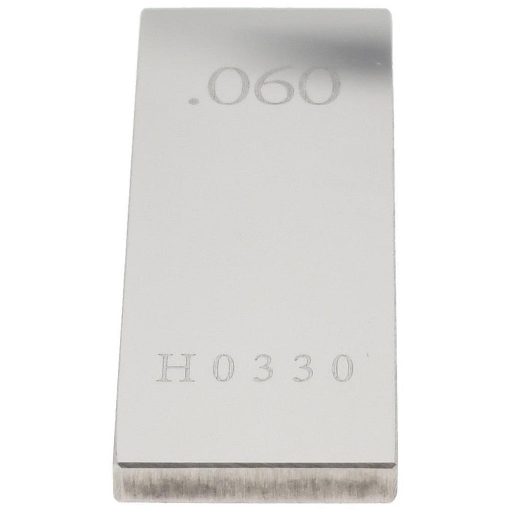 Value Collection 630-20606 Rectangle Steel Gage Block 0.06", Grade 0