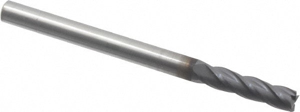 Kyocera SGS Precision Tools 31748 Square End Mill 3/16" Dia, 3/4" LOC, 4 Flute, Solid Carbide