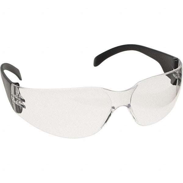 PIP 250-00-0000 Safety Glasses Scratch-Resistant, Polycarbonate, Clear Lenses, Frameless