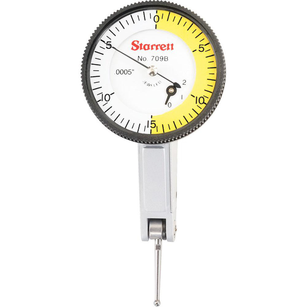 Starrett 64215 Dial Test Indicators 0.06 Max, 0-15-0, Horizontal