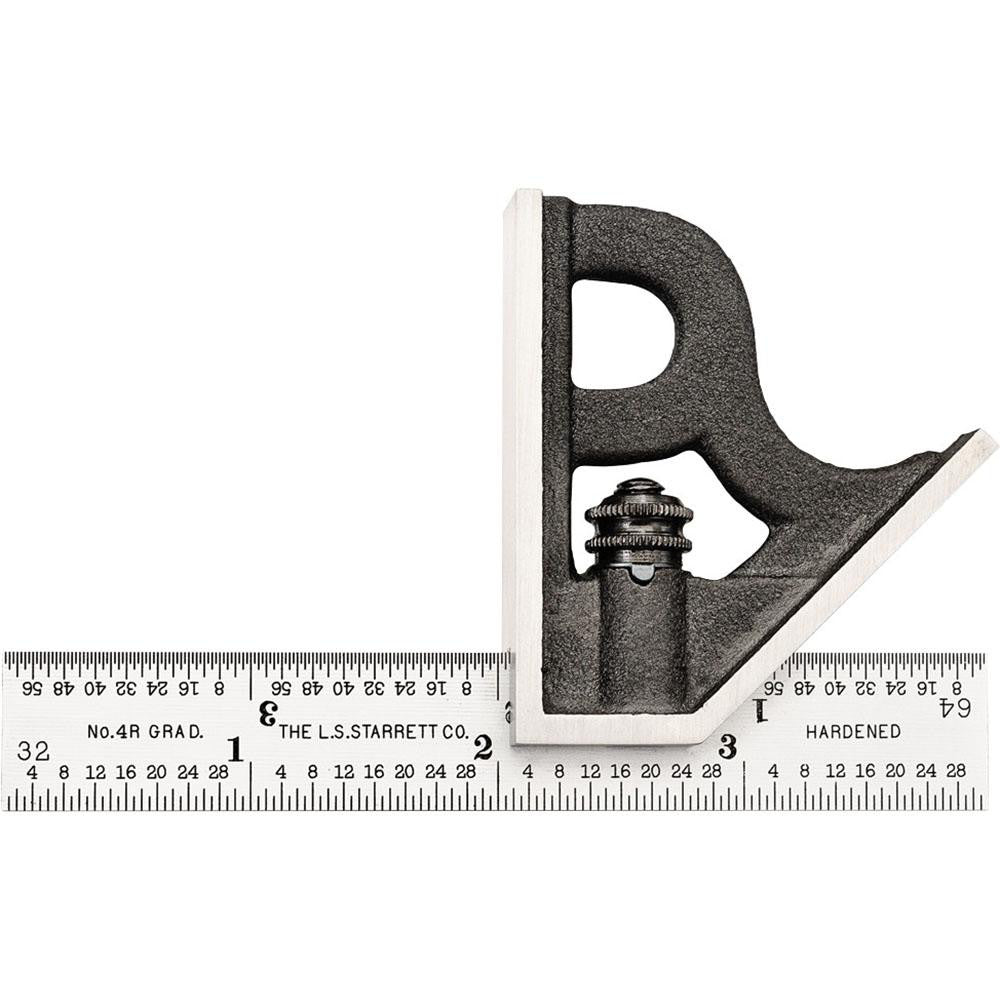 Starrett 56360 2 Piece, 4" Combination Square Set