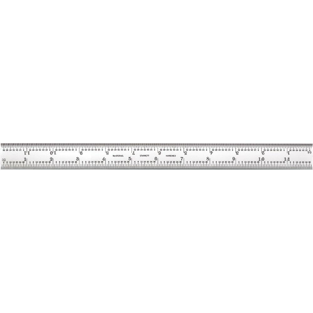 Starrett 50084 12 Inch Long Blade, 4R Graduation Combination Square Blade