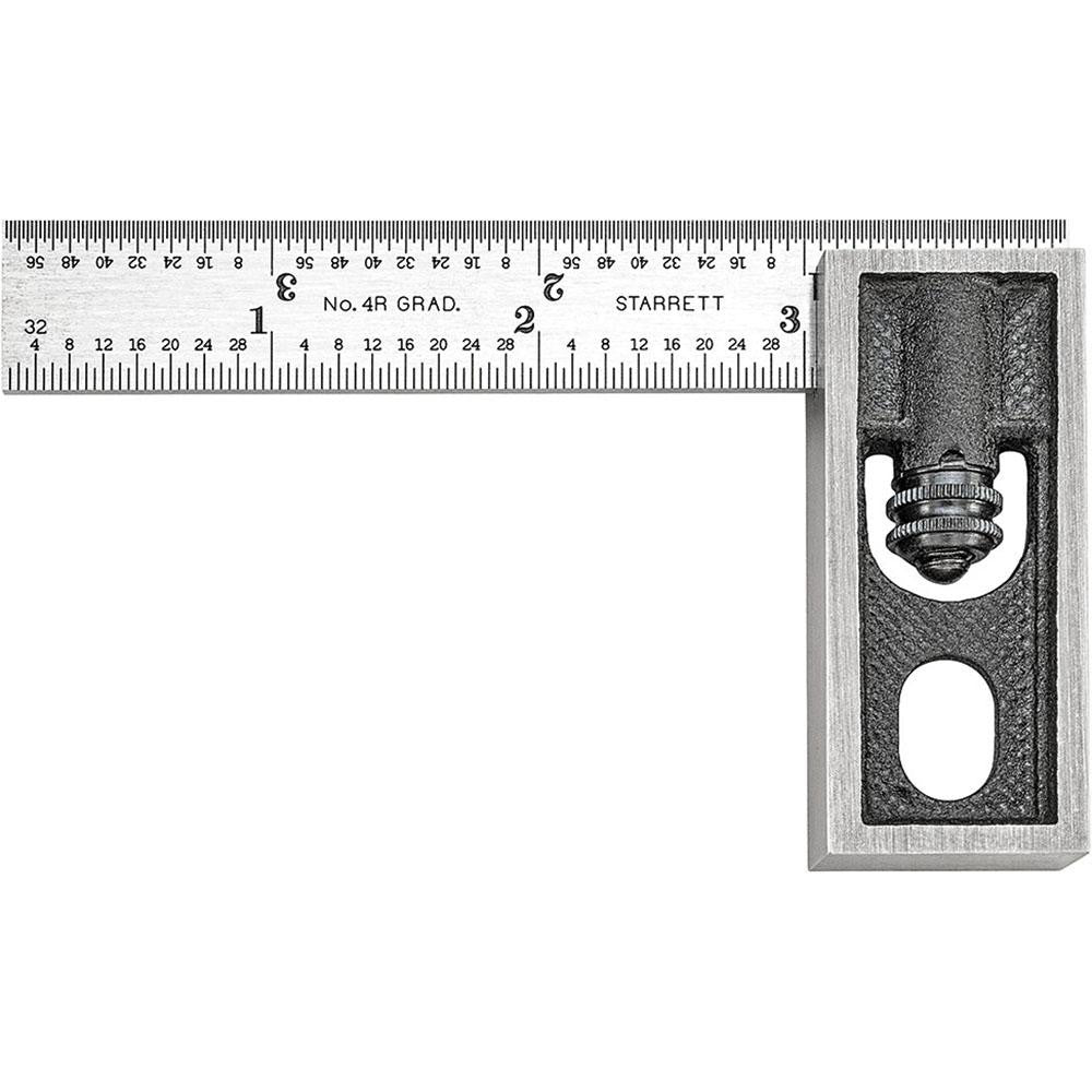 Starrett 50109 4 Inch Long, 4R Double Square