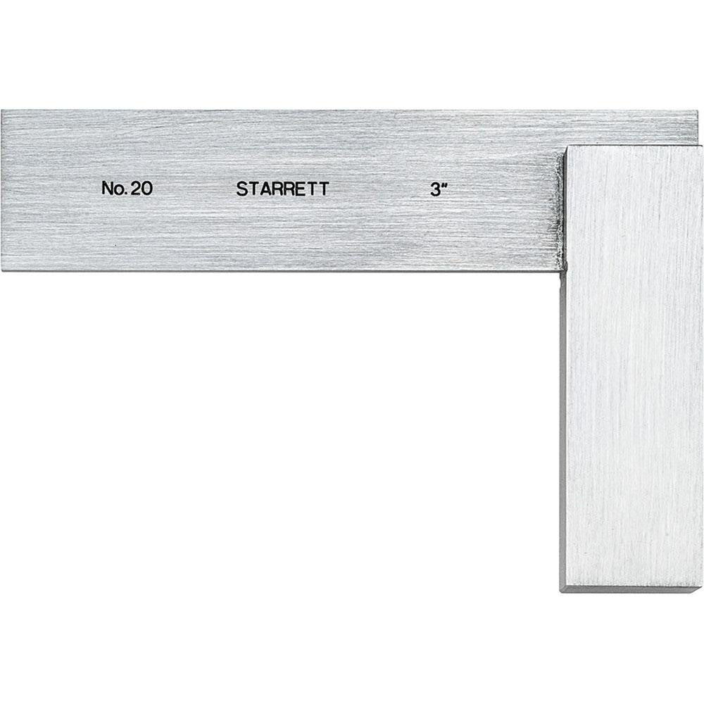 Starrett 50130 3" Blade Length, 2-3/8" Base Length Steel Square