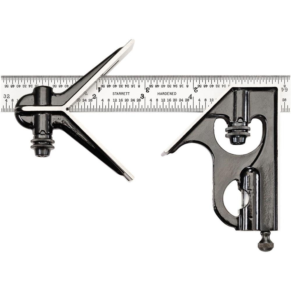 Starrett 56393 3 Piece, 6" Combination Square Set