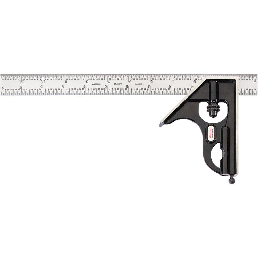 Starrett 56396 2 Piece, 12" Combination Square Set