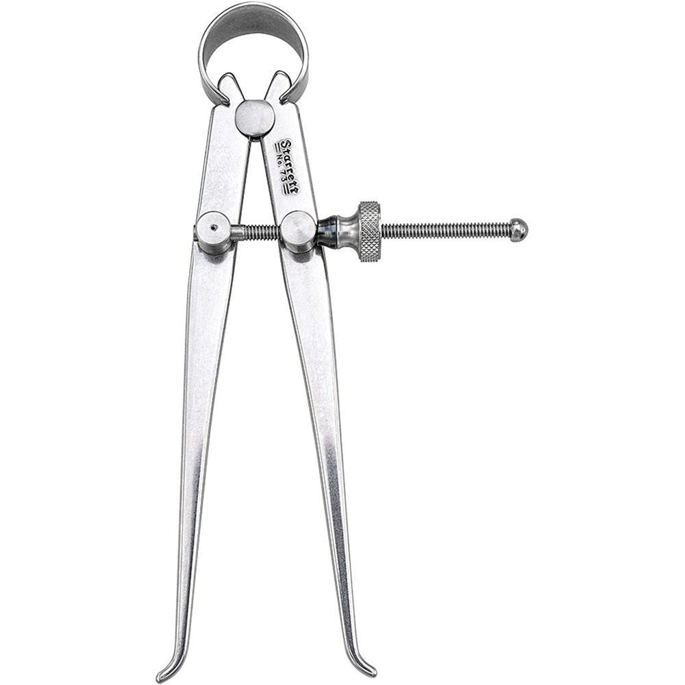 Starrett 50334 4 Inch Leg, Spring Joint, Steel, Polished, Inside Caliper