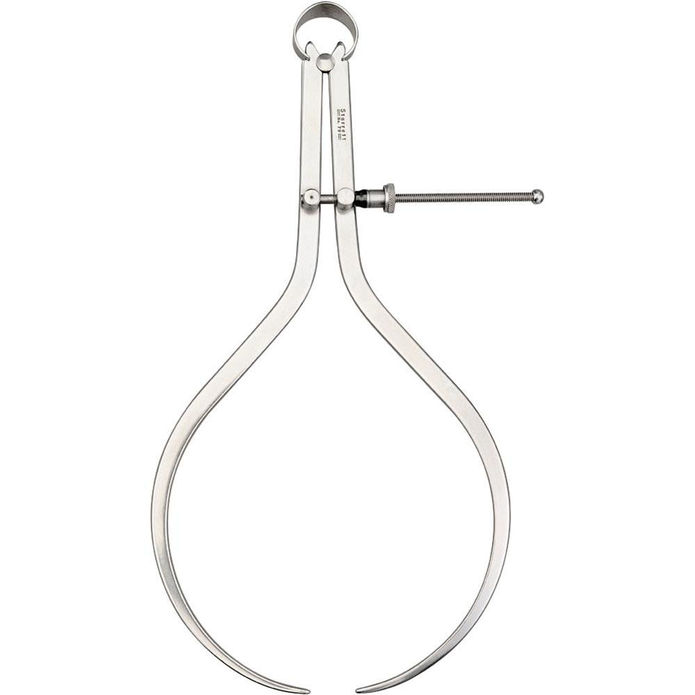 Starrett 50373 12 Inch Leg, Spring Joint, Steel, Polished, Outside Caliper