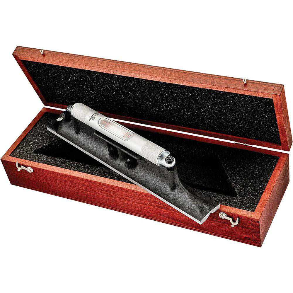 Starrett 50444 Precision Level Machinists, 0.005, 0.05" Sensitivity Per 10"