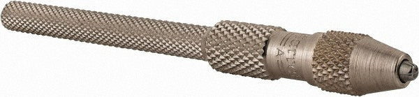 Starrett 50599 4" Long, 1mm Capacity, Precision Twist with Spring Spiral Pin Vise