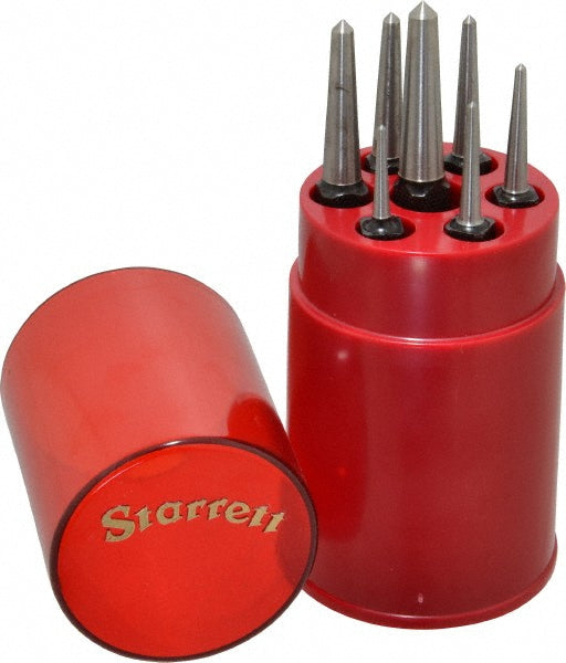 Starrett 51285 Center Punch Set 7 Pc, 0.0625 to 0.25"