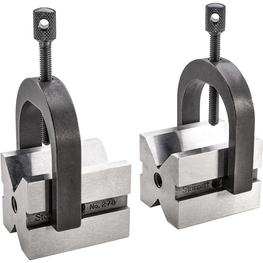 Starrett 51312 V-Block 1" Max Capacity, 90&deg V Angle
