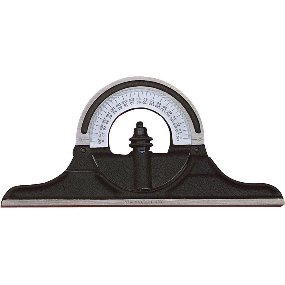 Starrett 64601 12 to 24 Inch Long Blade, Reversible Combination Square Protractor Head