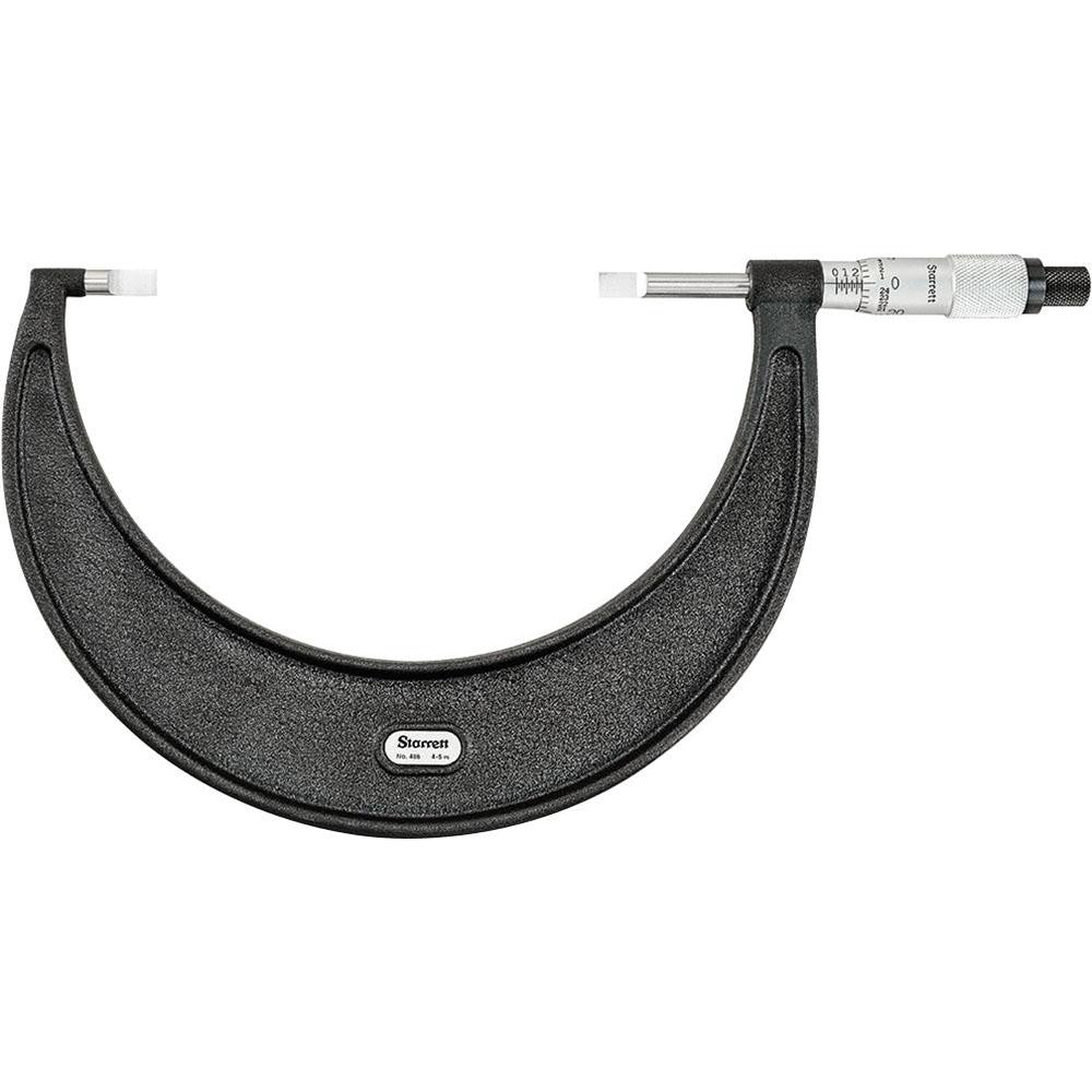 Starrett 52507 Blade Micrometer Mechanical, 4 to 5"
