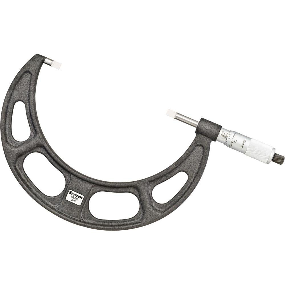 Starrett 52509 Blade Micrometer Mechanical, 5 to 6"