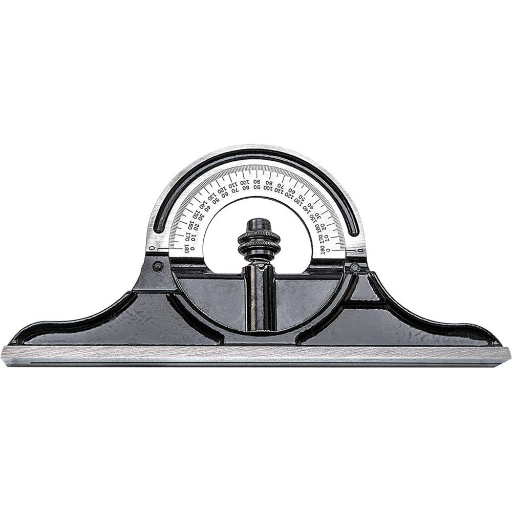 Starrett 52516 12 to 24 Inch Long Blade, Reversible Combination Square Protractor Head