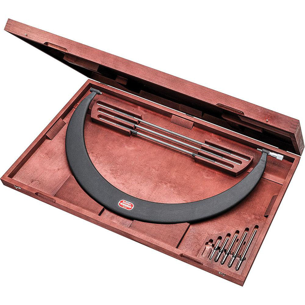 Starrett 52996 Mechanical Interchangeable Anvil Micrometer 24 to 30" Range, 2 Anvils