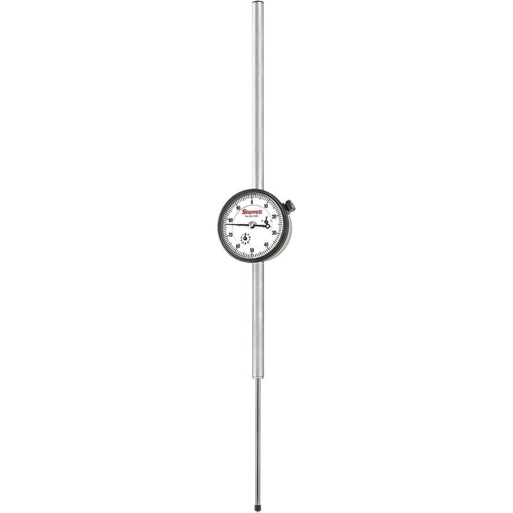 Starrett 53311 Dial Drop Indicator 0 to 4" Range, 0-100 Dial Reading, 0.001" Graduation, 2-1/4" Dial Dia