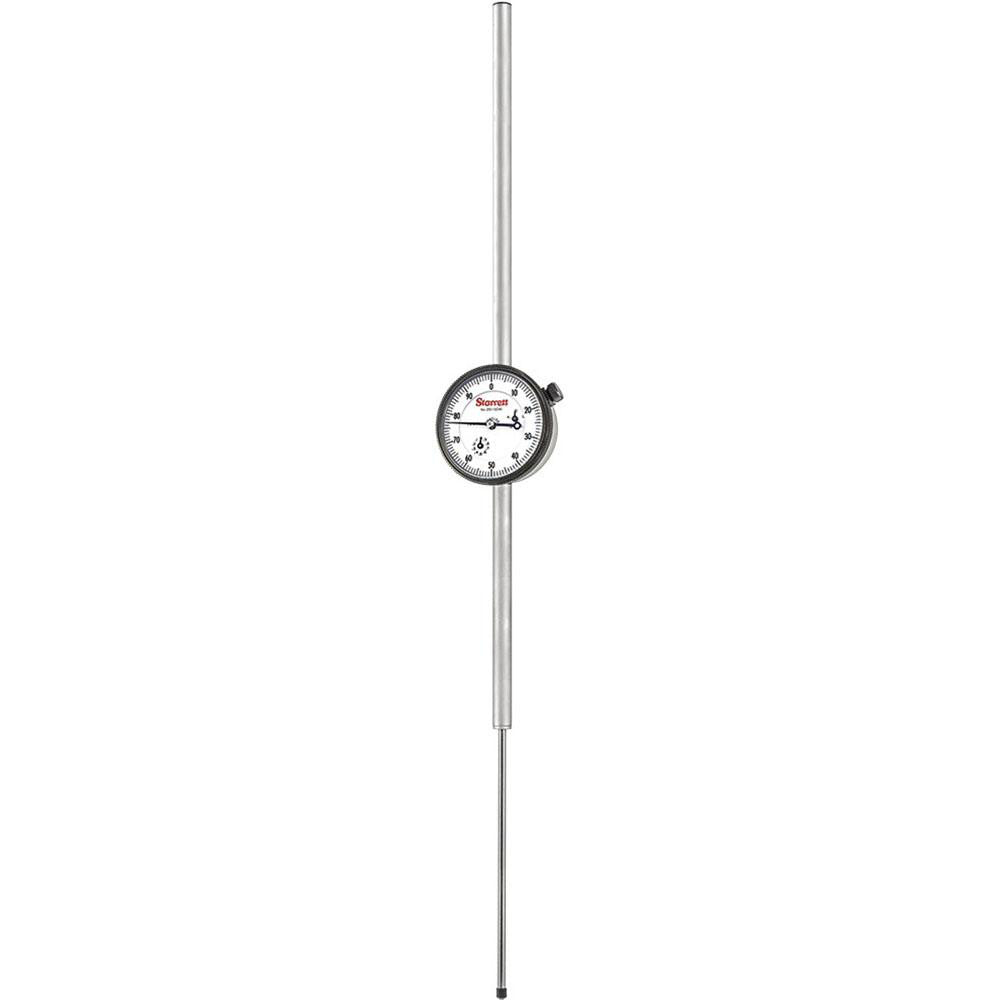 Starrett 53312 Dial Drop Indicator 0 to 5" Range, 0-100 Dial Reading, 0.001" Graduation, 2-1/4" Dial Dia