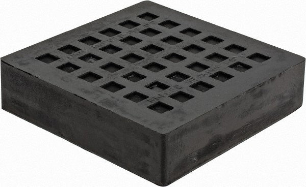 Mason Ind. BBNR4X4 4" Long x 4" Wide x 1" Thick, Rubber, Machinery Leveling Pad & Mat