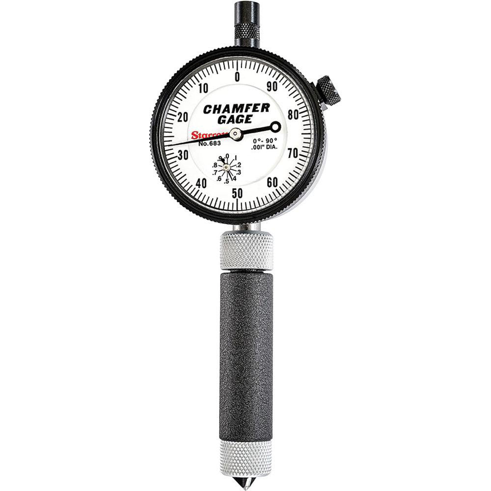 Starrett 63684 Internal Chamfer Gage 0 to 3/8", 0 to 90 &deg