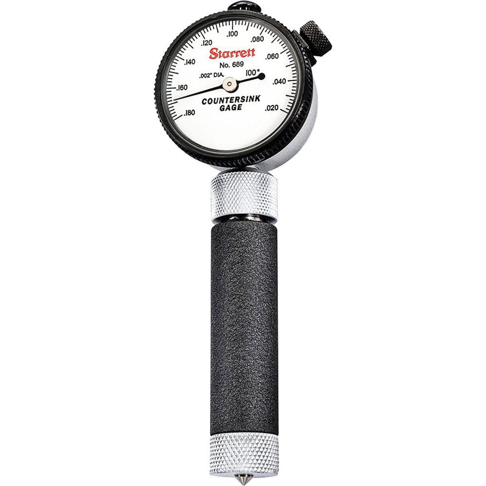 Starrett 63706 0.02 to 0.17" 100&deg Countersink Gage