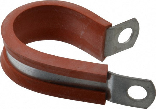 STAR TECHNOLOGIES, LLC STAR-GS-16HT Cushion Clamp 1" Pipe, Galvanized Steel & Silicone Cushion, Blue & Silver