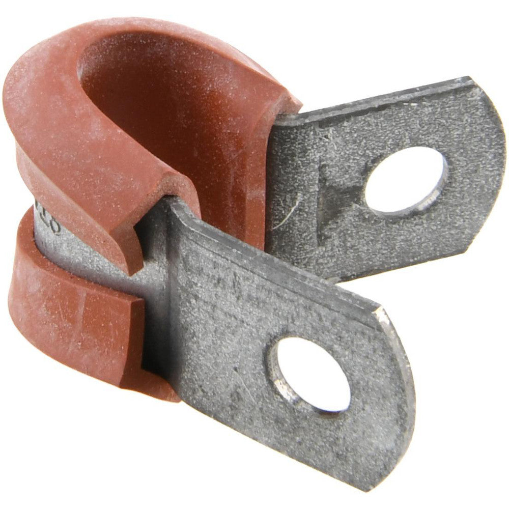 STAR TECHNOLOGIES, LLC STAR-GS-4HT Cushion Clamp 1/4" Pipe, Galvanized Steel & Silicone Cushion, Blue & Silver