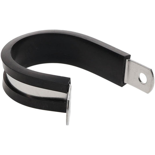 STAR TECHNOLOGIES, LLC STAR-SS-20E Cushion Clamp 1-1/4" Pipe, Stainless Steel, Black