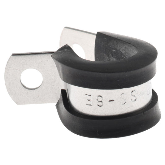 STAR TECHNOLOGIES, LLC STAR-SS-8E Cushion Clamp 1/2" Pipe, Stainless Steel, Blue & Silver