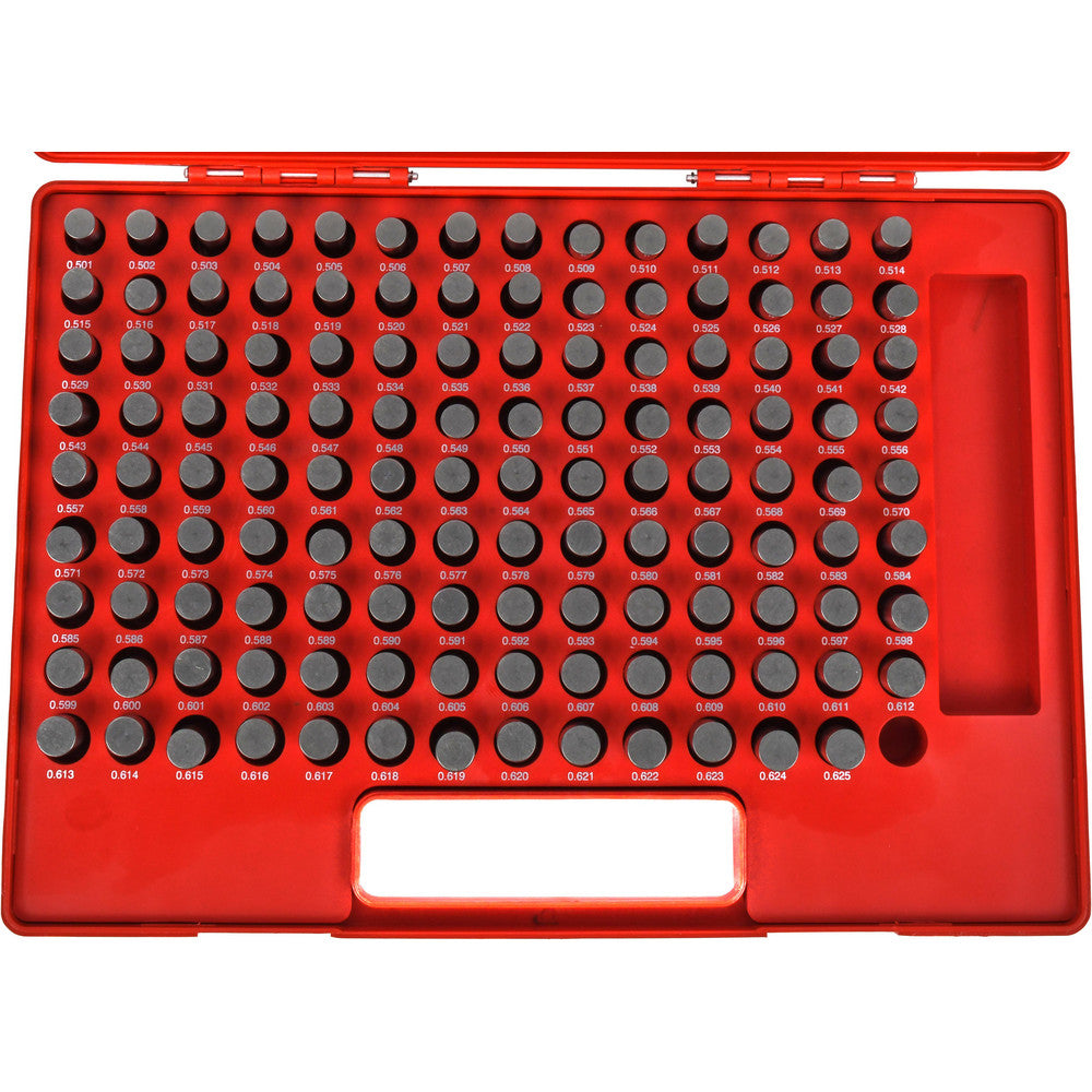 Value Collection 616-81316 Class ZZ Plug Gage Set 0.501 to 0.625" Range, 125 Pc