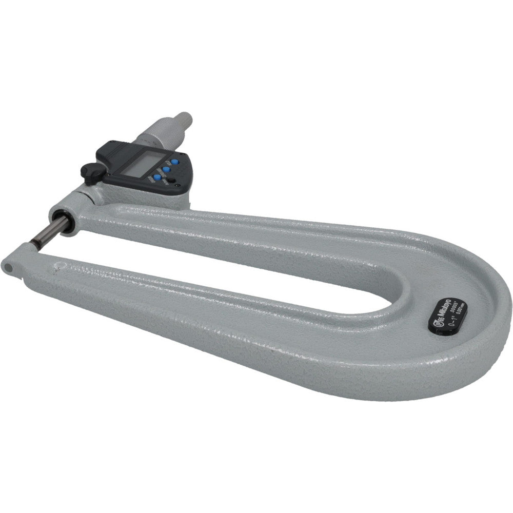 Mitutoyo 389-351-32 Electronic Outside Micrometer 1" Max, Solid Carbide Face, IP65