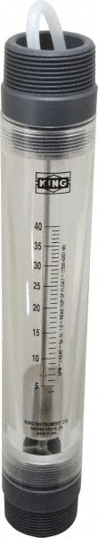 King 7205020131W 1-1/2" MNPT Port Tube Flowmeter