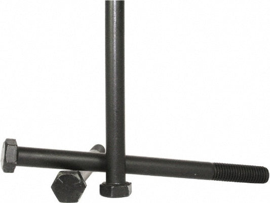 Value Collection 451034BR Hex Head Cap Screw 1-1/4-7, 6" Length Under Head, Grade 8 Steel, Bright/Uncoated Finish
